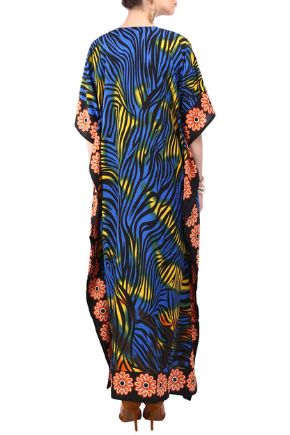 Women Long Kaftan Summer Holiday Caftan Dress in 2 Colors - S to 3XL