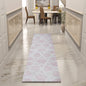 Premium Hand-Tufted Rug Made of 100% Wool  - Blush Zellig - 2x8 Feet