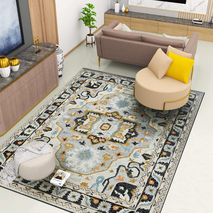 Premium Hand-Tufted Rug Made of 100% Wool  - Northern Tale - 9x12 Feet
