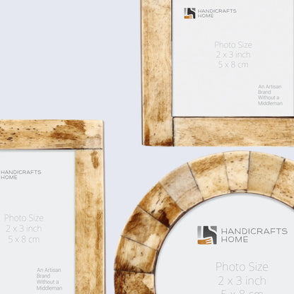 Baby Picture Frames Bone Inlay Collection in Antique, Set of 3 – Wholesale picture frames