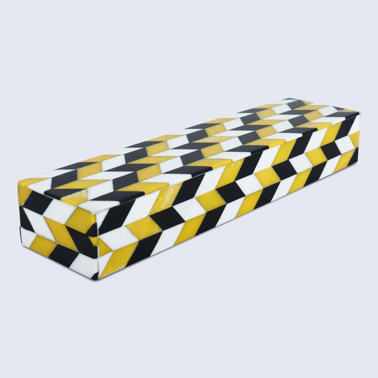 Marquet Artemis Pattern Resin Inlay Decorative Storage Box