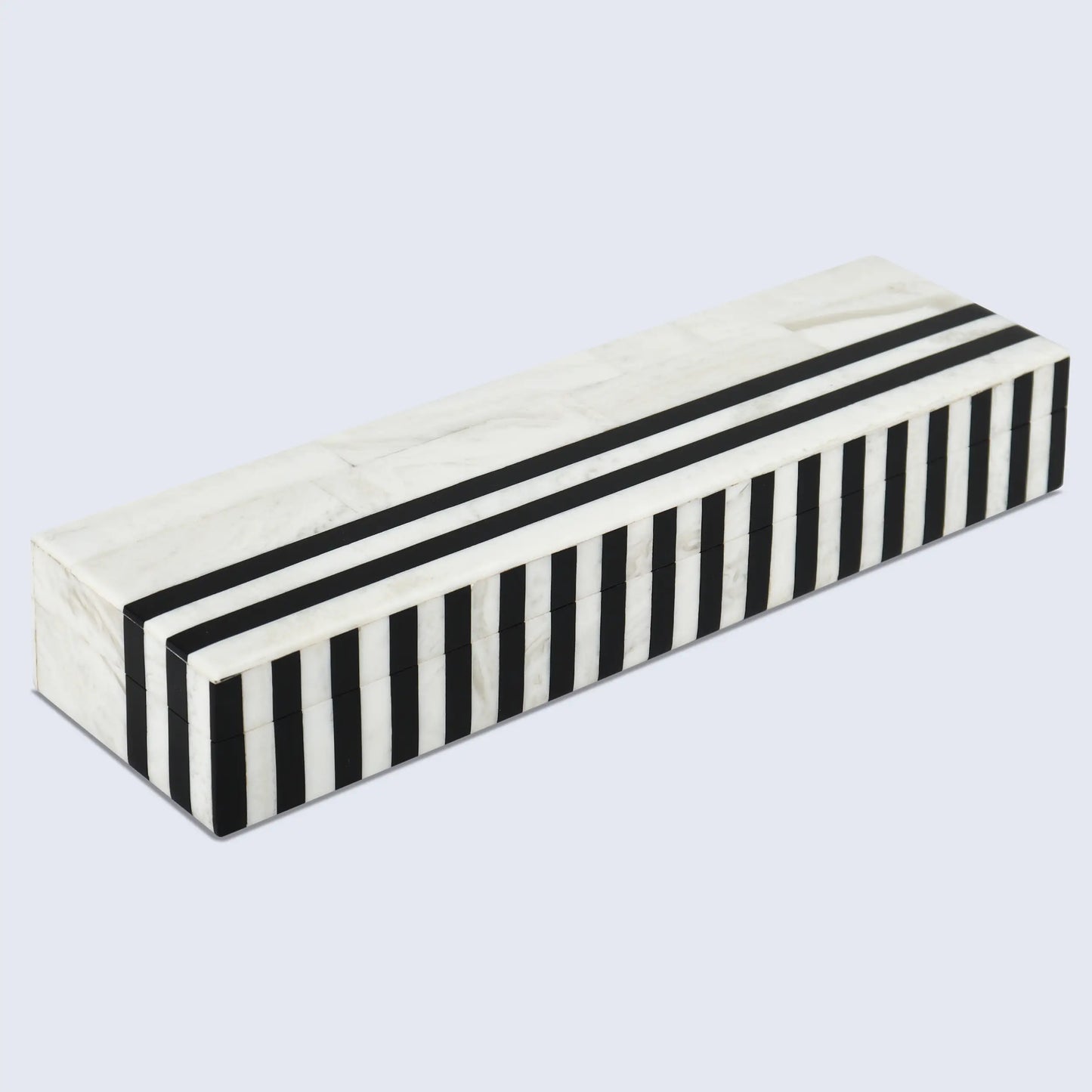 Decorative Boxes Mono Lead Pattern Resin Inlay Collection in 7 Sizes