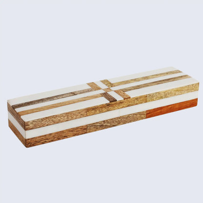 Patisserie Delight Resin & Wood Inlay Decorative Storage Box in 7 Sizes