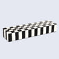 Decorative Boxes Puzzle Check Pattern Resin Inlay Collection in 7 Sizes