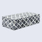 Decorative Boxes Moroccan Pattern Bone & Resin Inlay Collection in 7 Sizes, Grey & White