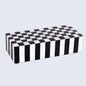 Decorative Boxes Puzzle Check Pattern Resin Inlay Collection in 7 Sizes
