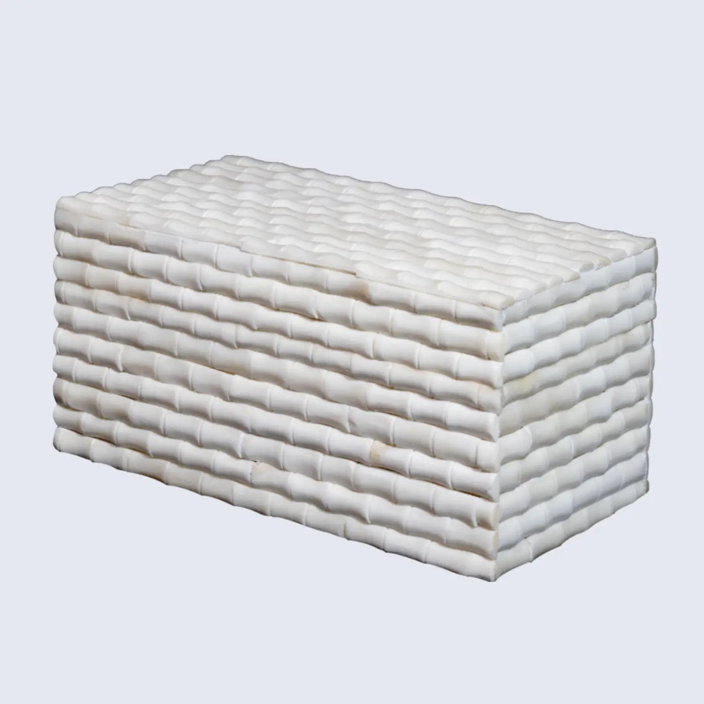 Ivory Bamboo Pattern Bone Inlay Decorative Storage Box 7 Sizes