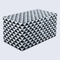 Marquet Prism Pattern Resin Inlay Decorative Storage Box