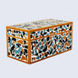 Decorative Boxes Mosaic Gold Pattern Pattern Resin Inlay Collection in 7 Sizes