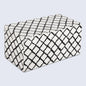Decorative Boxes Moroccan Pattern Bone & Resin Inlay Collection in 9 Sizes, Black & White