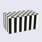 Decorative Boxes Puzzle Check Pattern Resin Inlay Collection in 7 Sizes