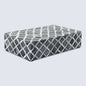 Decorative Boxes Moroccan Pattern Bone & Resin Inlay Collection in 7 Sizes, Grey & White
