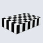 Decorative Boxes Puzzle Check Pattern Resin Inlay Collection in 7 Sizes