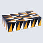 Decorative Boxes Puzzle Guild Pattern Resin Inlay Collection in 7 Sizes