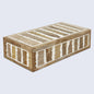 Kept Safari Resin Inlay & Wood Decorative Storage Wooden Box - 7 Size Options