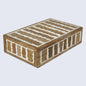 Kept Safari Resin Inlay & Wood Decorative Storage Wooden Box - 7 Size Options