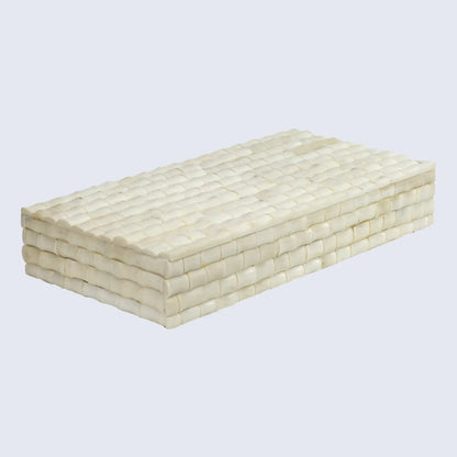 Ivory Bamboo Pattern Bone Inlay Decorative Storage Box 7 Sizes