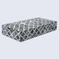 Decorative Boxes Moroccan Pattern Bone & Resin Inlay Collection in 7 Sizes, Grey & White