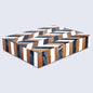 Marquet Cosmo Resin & Wood Inlay Decorative Storage Box - 8 Sizes