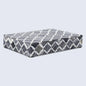 Decorative Boxes Moroccan Pattern Bone & Resin Inlay Collection in 7 Sizes, Grey & White