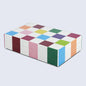 Decorative Boxes Medley Jester Pattern Resin Inlay Collection in 7 Sizes, Multicolor