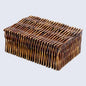 Decorative Boxes Mekong Lotus Pattern Bone Inlay & Brass Collection in 2 Sizes