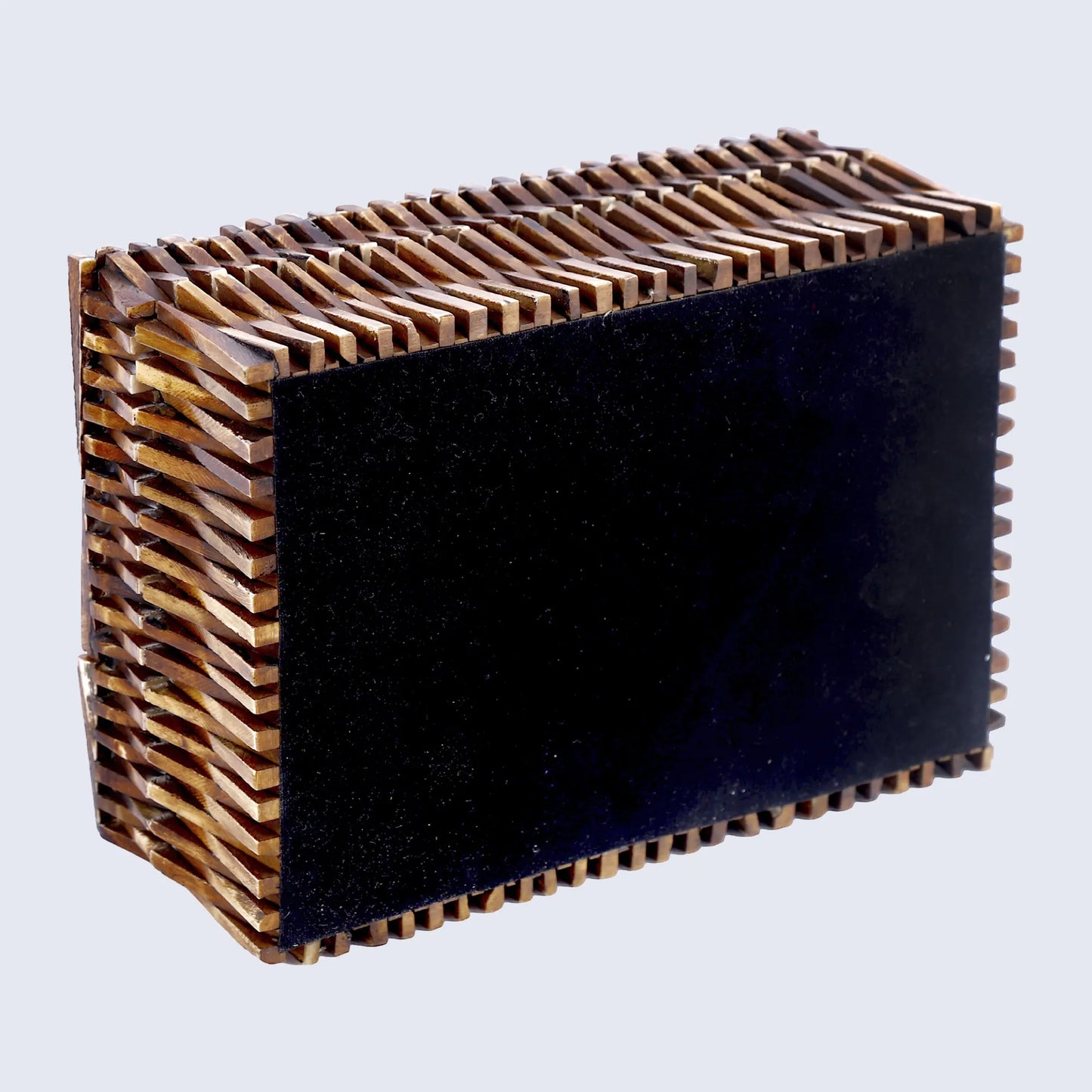 Decorative Boxes Mekong Lotus Pattern Bone Inlay & Brass Collection in 2 Sizes