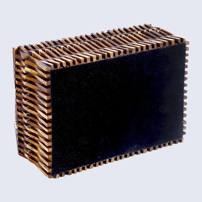 Decorative Boxes Mekong Lotus Pattern Bone Inlay & Brass Collection in 2 Sizes