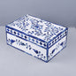 Handicrafts Home Alhambra Azul Decorative Storage Box with Lid