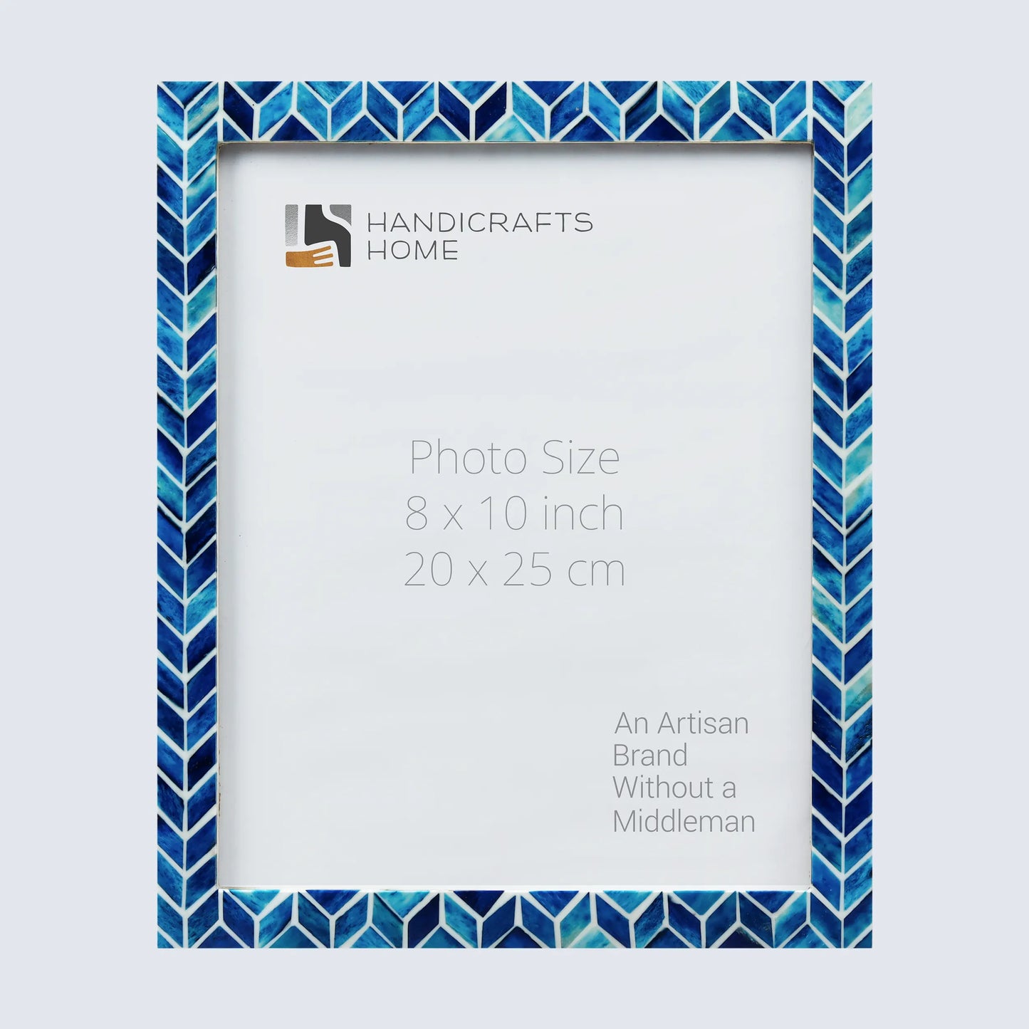 Picture Frames Artic Ice Pattern Bone & Resin Inlay Collection in 3 Sizes – Wholesale picture frames