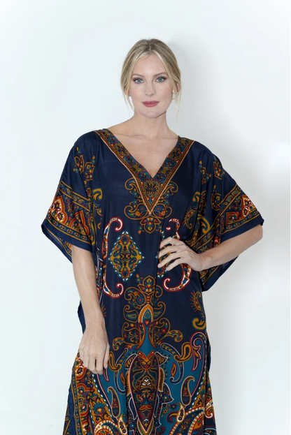 Women Long Kaftan Summer Holiday Caftan Dress in 4 Colors - S to 3XL