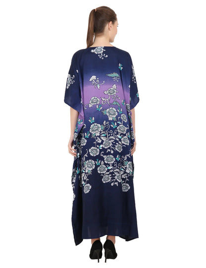 Women Long Kaftans Summer Holiday Caftan Dress 4 Colors S-3XL