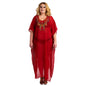 Women Long Kaftans Beach Caftan Dress 3 Colors S-3XL