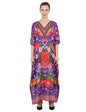 Women Long Kaftans Summer Holiday Caftan Dress 4 Colors S-3XL