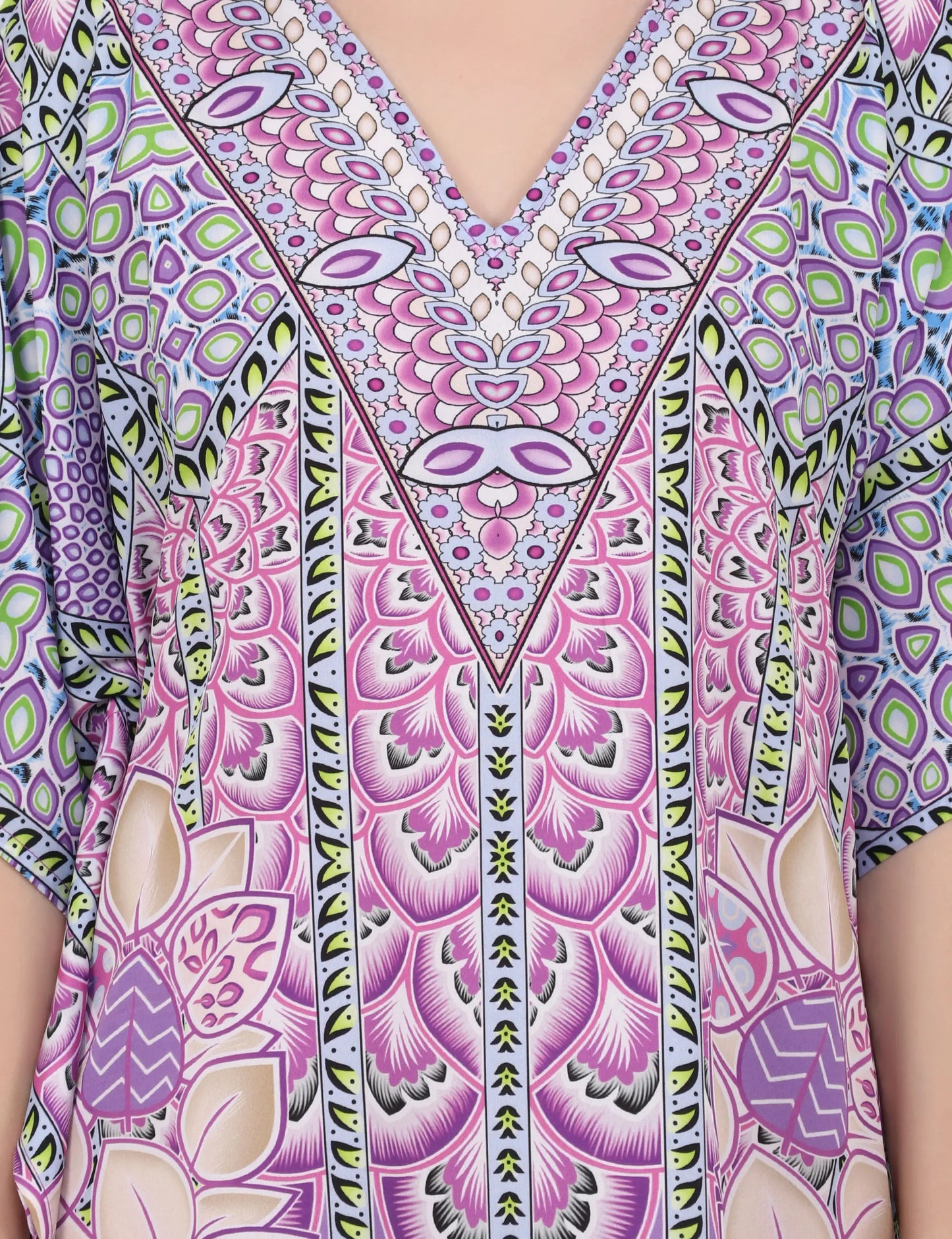 Women Long Kaftans Summer Holiday Caftan Dress 3 Colors S-3XL