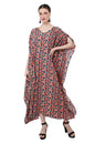 Women Midi Kaftans Summer Holiday Caftan Dress Floral S-3XL