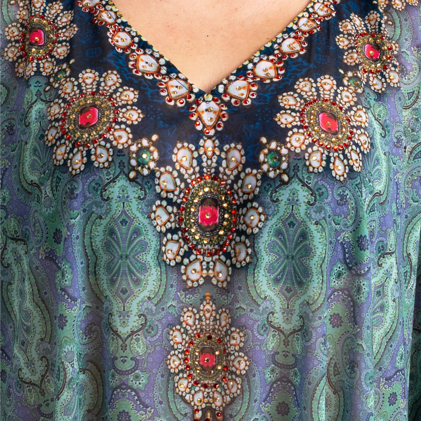 Women Long Kaftans Beach Caftan Dress 3 Colors S-3XL