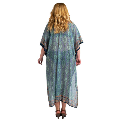 Women Long Kaftans Beach Caftan Dress 3 Colors S-3XL