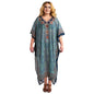 Women Long Kaftans Beach Caftan Dress 3 Colors S-3XL