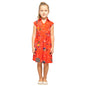 Girl Kids Vintage Style Collared Button down Dress Galaxy Print - Available in 3 Colors
