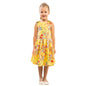 Girls Kids Vintage Style Shoulder Bow Dresses sizes from Bird Print - Available in 3 Colors