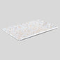 Decorative Trays Mother of Pearl Collection in 12x7 Inch, White