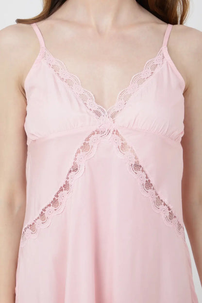 Nightgown Midi Dresses Pink Small to 3XL