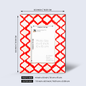 Picture Frames Moroccan Pattern Bone & Resin Inlay Collection in 2 Sizes | 1.5" Border Width | White & Red – Wholesale picture frames