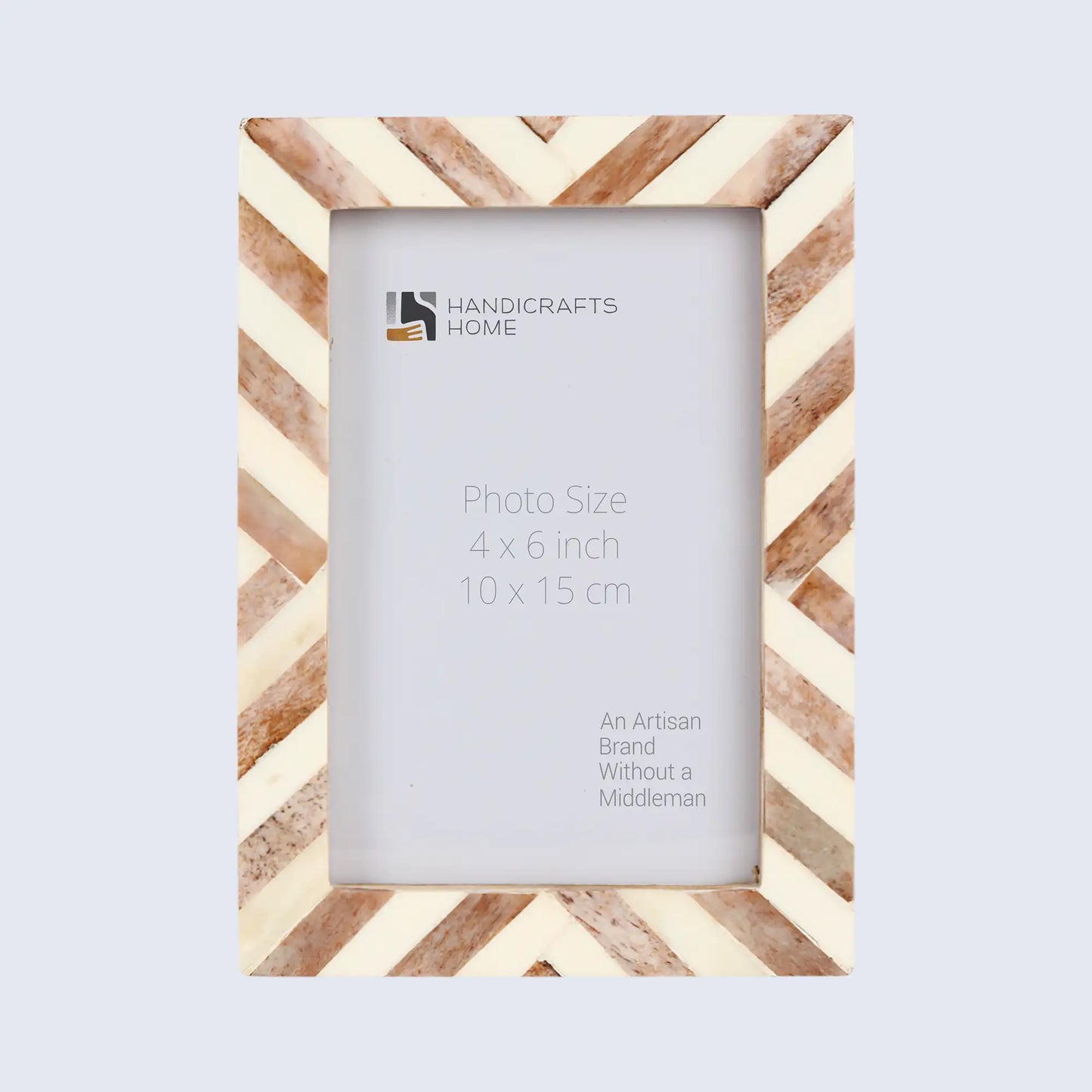 Picture Frames Chevron Pattern Bone Inlay Collection in 29 Sizes, Brown – Wholesale picture frames