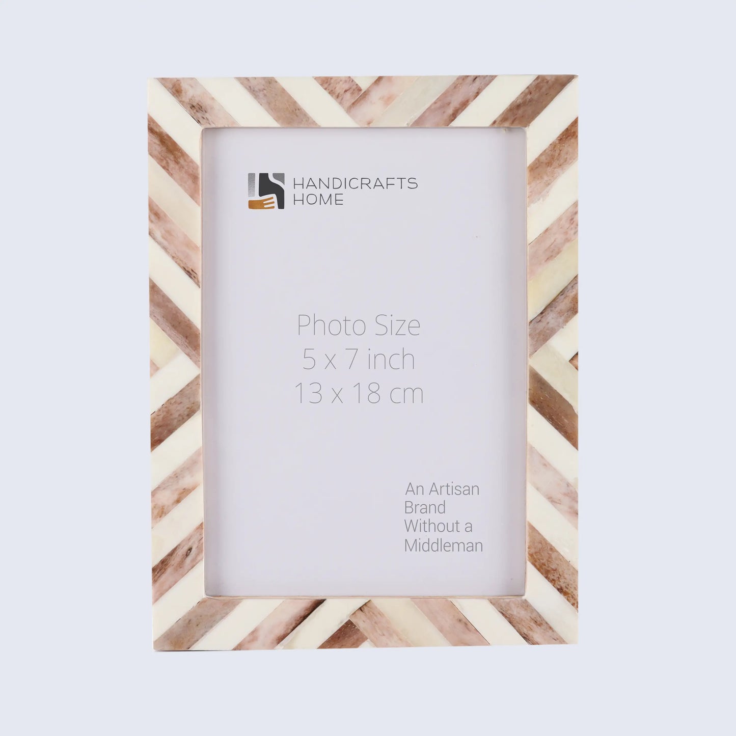 Picture Frames Chevron Pattern Bone Inlay Collection in 29 Sizes, Brown – Wholesale picture frames