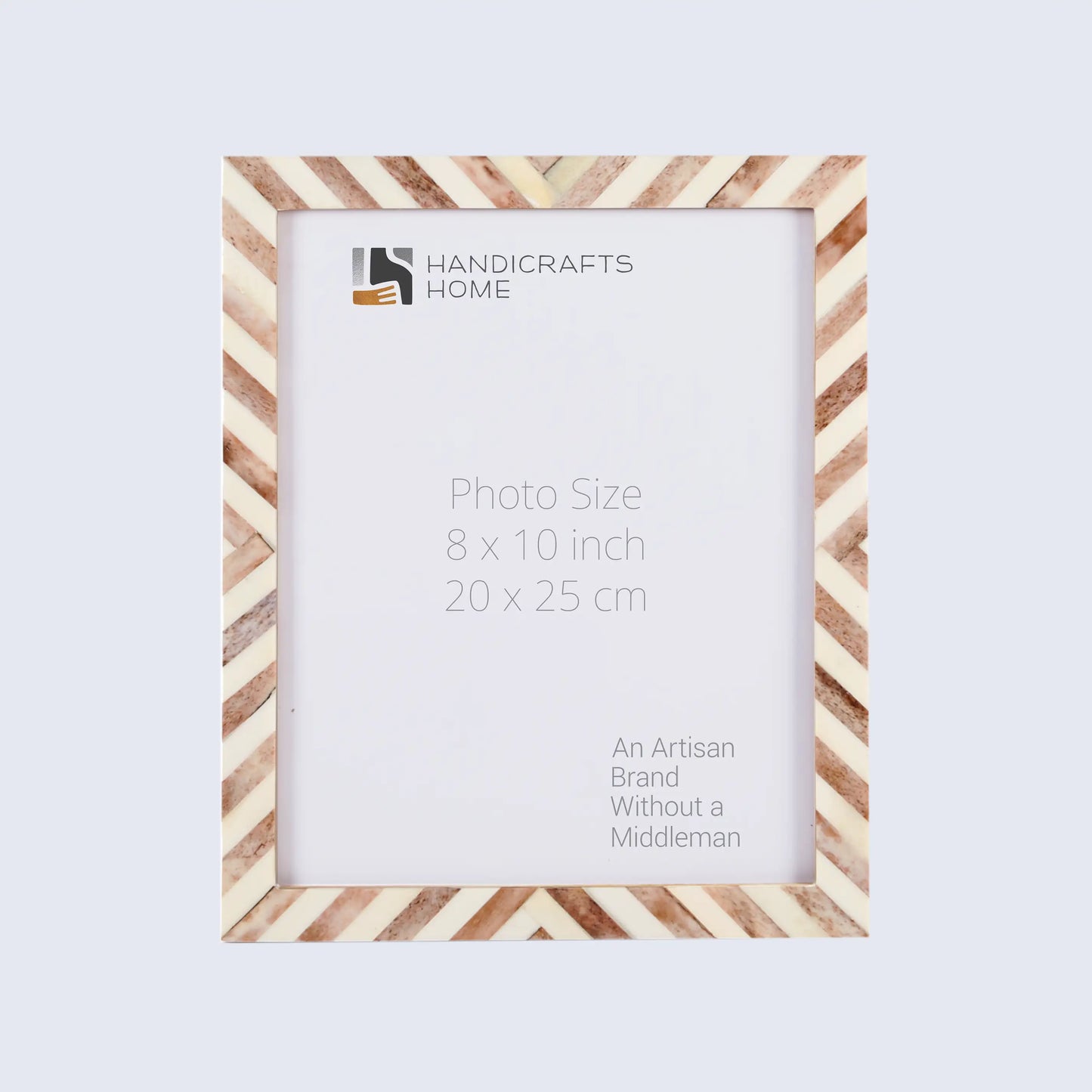 Picture Frames Chevron Pattern Bone Inlay Collection in 29 Sizes, Brown – Wholesale picture frames