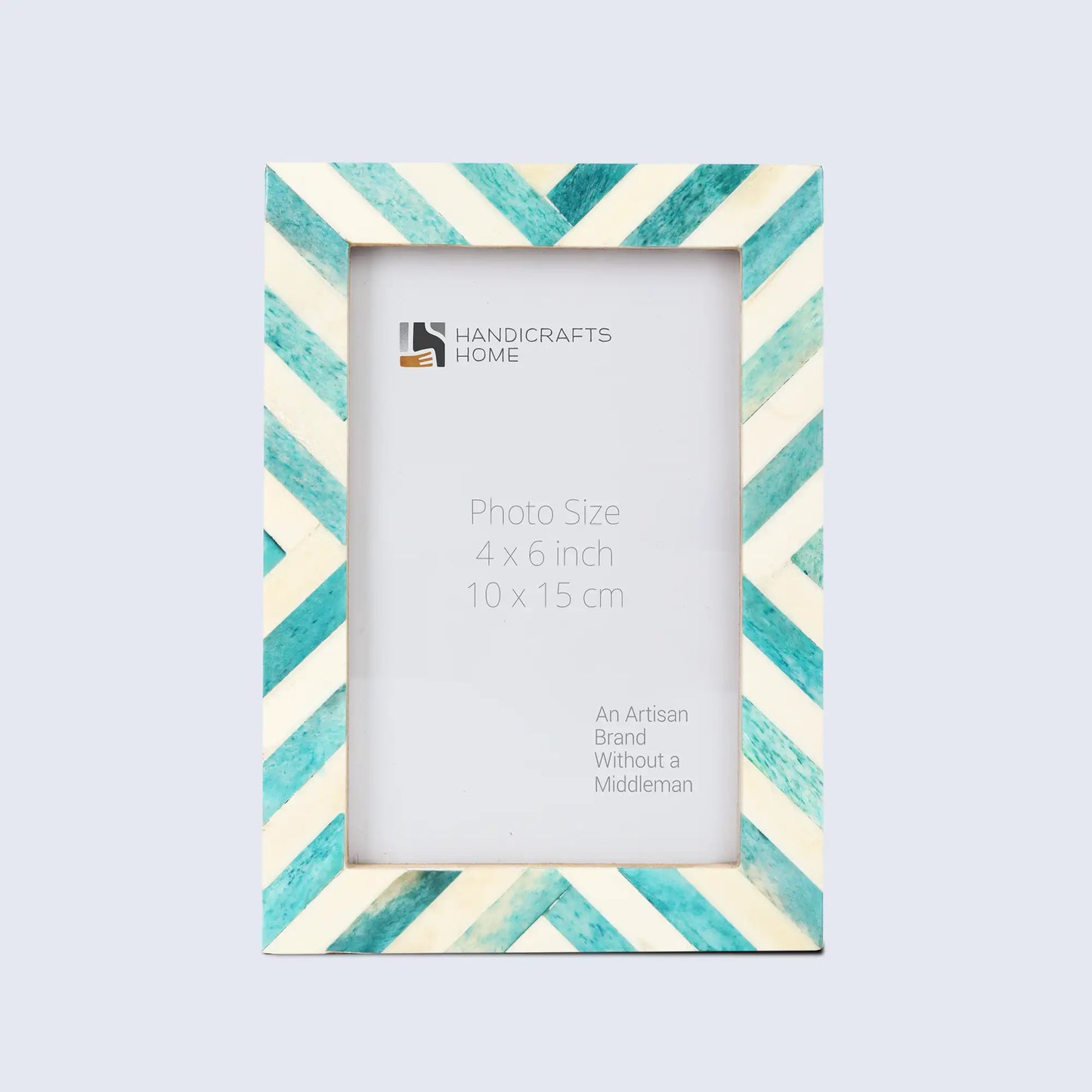 Picture Frames Chevron Pattern Bone Inlay Collection in 29 Sizes, Green – Wholesale picture frames