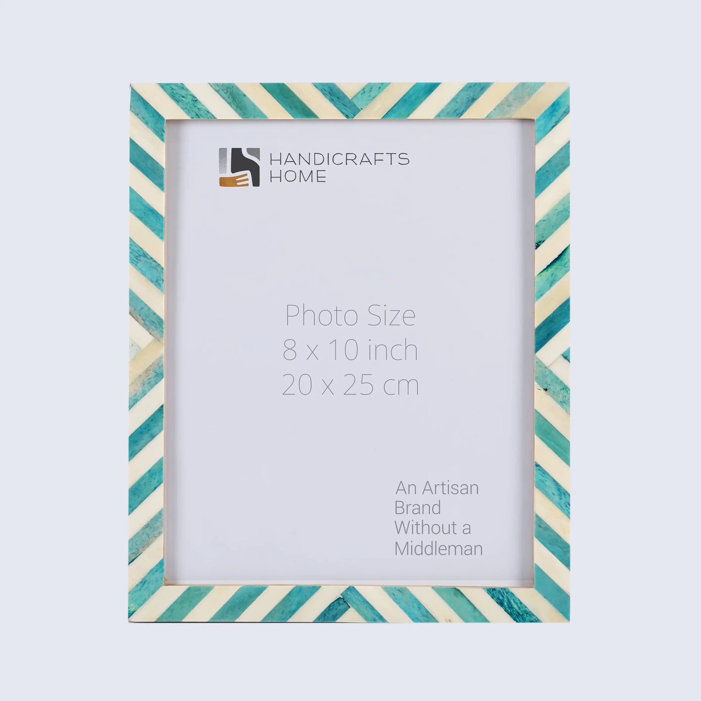 Picture Frames Chevron Pattern Bone Inlay Collection in 29 Sizes, Green – Wholesale picture frames