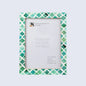 Picture Frames Moroccan Pattern Bone & Resin Inlay Collection in 27 Sizes, Green – Wholesale picture frames